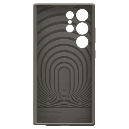 Husa pentru Samsung Galaxy S24 Ultra, Spigen Caseology Parallax, Ash Grey