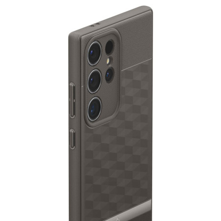 Husa pentru Samsung Galaxy S24 Ultra, Spigen Caseology Parallax, Ash Grey