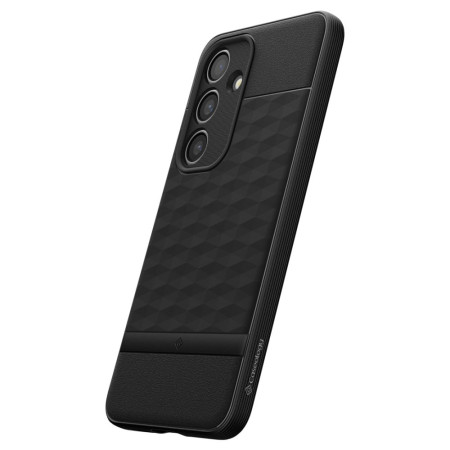 Husa pentru Samsung Galaxy S24 Plus, Spigen Caseology Parallax, Matte Black