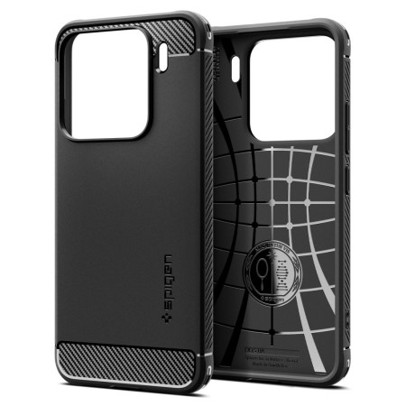 Husa pentru Xiaomi 15 - Spigen Rugged Armor - Black