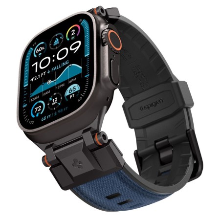 Curea pentru Apple Watch 1/2/3/4/5/6/7/8/9/10/SE/SE 2/Ultra/Ultra 2 (42/44/45/46/49mm) - Spigen DuraPro Armor - Navy Blue