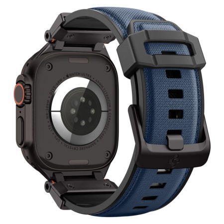 Curea pentru Apple Watch 1/2/3/4/5/6/7/8/9/10/SE/SE 2/Ultra/Ultra 2 (42/44/45/46/49mm) - Spigen DuraPro Armor - Navy Blue