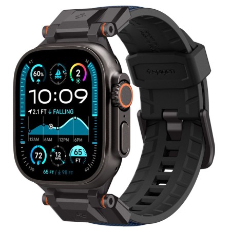 Curea pentru Apple Watch 1/2/3/4/5/6/7/8/9/10/SE/SE 2/Ultra/Ultra 2 (42/44/45/46/49mm) - Spigen DuraPro Armor - Navy Blue