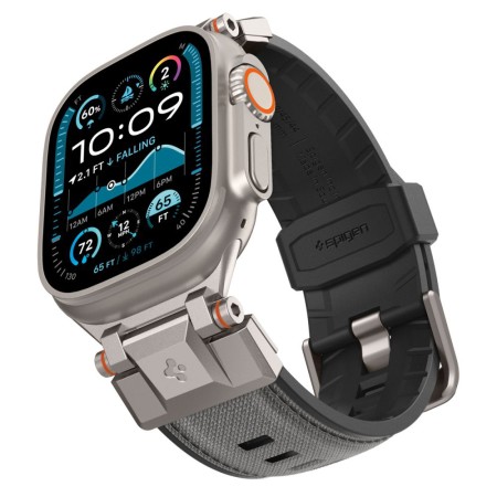 Curea pentru Apple Watch 1/2/3/4/5/6/7/8/9/10/SE/SE 2/Ultra/Ultra 2 (42/44/45/46/49mm) - Spigen DuraPro Armor - Grey