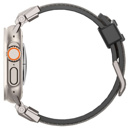 Curea pentru Apple Watch 1/2/3/4/5/6/7/8/9/10/SE/SE 2/Ultra/Ultra 2 (42/44/45/46/49mm) - Spigen DuraPro Armor - Grey