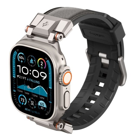 Curea pentru Apple Watch 1/2/3/4/5/6/7/8/9/10/SE/SE 2/Ultra/Ultra 2 (42/44/45/46/49mm) - Spigen DuraPro Armor - Grey