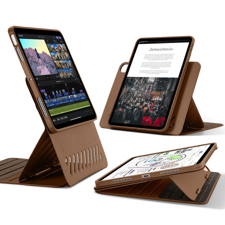 Husa pentru iPad Air 4 (2020) / Air 5 (2022) / Air 6 (2024), ESR Shift Magnetic, Brown