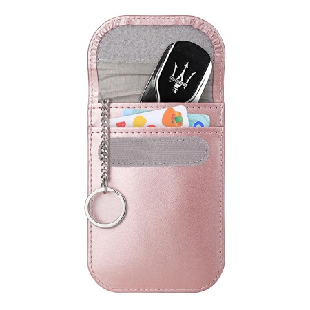 Suport pentru Chei si Carduri RFID - Techsuit (AF2) - Pink