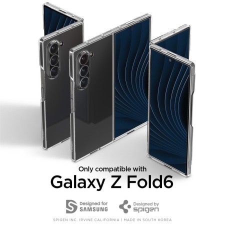 Husa pentru Samsung Galaxy Z Fold6 - Spigen Air Skin - Crystal Clear