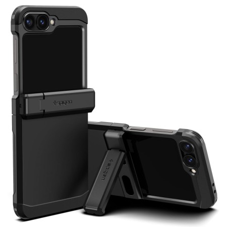 Husa pentru Samsung Galaxy Z Flip6 - Spigen Tough Armor - Black