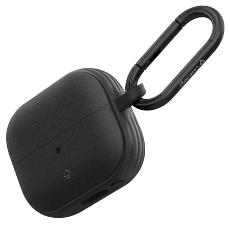 Husa cu Holder Metalic pentru Samsung Galaxy Buds 3 / 3 Pro Spigen Caseology Vault - Black