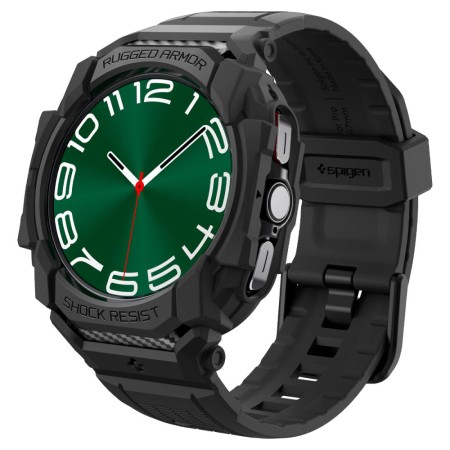 Husa pentru Samsung Galaxy Watch Ultra 47mm - Spigen Rugged Armor Pro - Black