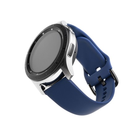 Curea pentru Huawei Watch GT 2 (46mm)/GT 2 Pro/GT 3 Pro (46mm)/Ultimate, Xiaomi Watch S1 - Fixed Silicone Strap - Blue