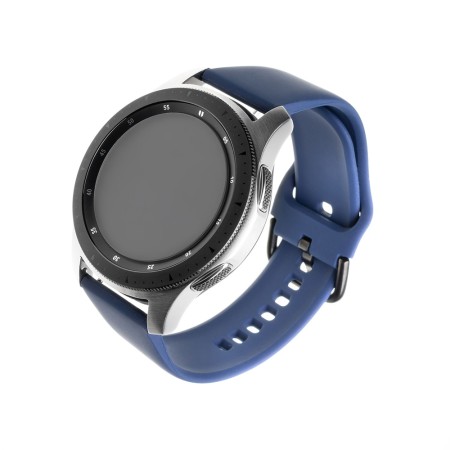 Curea pentru Huawei Watch GT 2 (46mm)/GT 2 Pro/GT 3 Pro (46mm)/Ultimate, Xiaomi Watch S1 - Fixed Silicone Strap - Blue