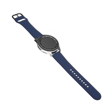 Curea pentru Huawei Watch GT 2 (46mm)/GT 2 Pro/GT 3 Pro (46mm)/Ultimate, Xiaomi Watch S1 - Fixed Silicone Strap - Blue