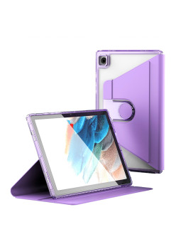 Husa tableta pentru Samsung Galaxy Tab A8 10.5 (2021), Crystal Book, Bumper rigid, Purple