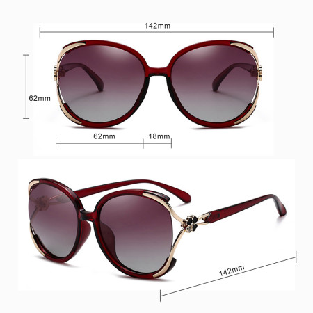 Ochelari de Soare pentru Femei cu Protectie UV, 1384, Brown