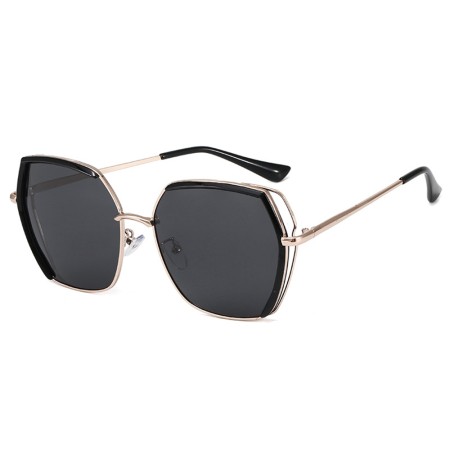 Ochelari de Soare Polarizati - Techsuit Polarized (9768) - Black / Gold / Gray