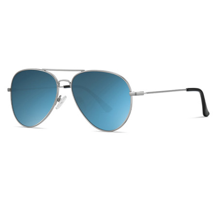 Ochelari de Soare Unisex 3025, Silver / Ice Blue