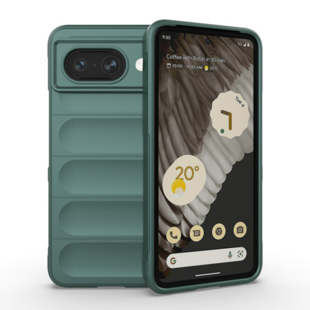 Husa Antisoc pentru Google Pixel 8a, Margini Anti Alunecare, Magic Shield, Green