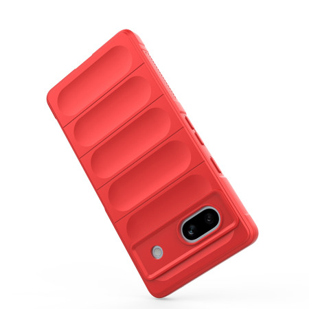 Husa Antisoc pentru Google Pixel 8a, Margini Anti Alunecare, Magic Shield, Red