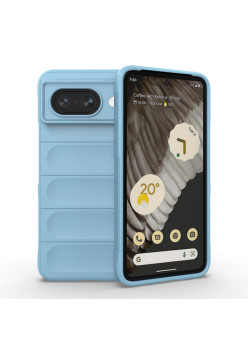 Husa Antisoc pentru Google Pixel 8a, Margini Anti Alunecare, Magic Shield, Bleu