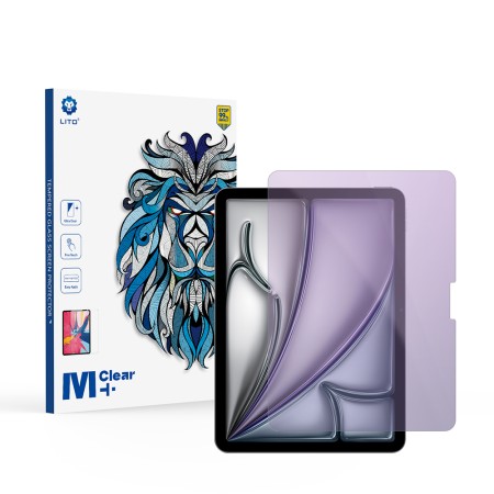 Folie pentru iPad Air 11 (2024) - Lito 2.5D Classic Glass Anti-Blue Light - Clear