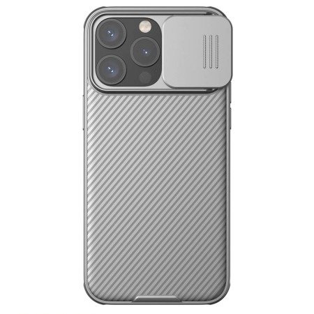 Husa pentru iPhone 16 Pro - Nillkin CamShield Pro - Titanium Gray