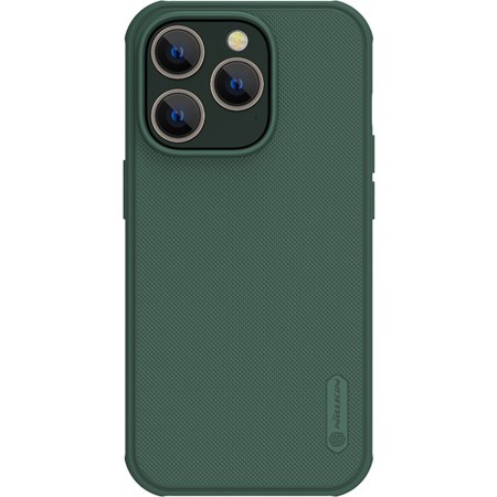 Husa pentru iPhone 16 - Nillkin Super Frosted Shield Pro - Deep Green