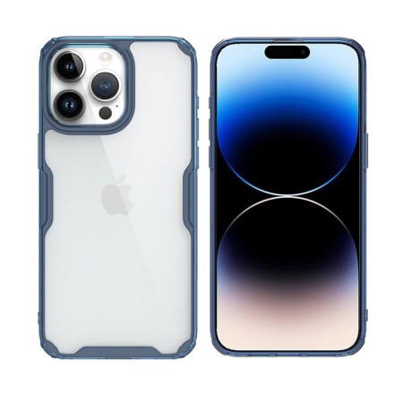 Husa pentru iPhone 16 Plus - Nillkin Nature TPU Pro Case - Blue