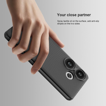 Husa pentru Xiaomi Poco F6 - Nillkin Super Frosted Shield Pro - Black