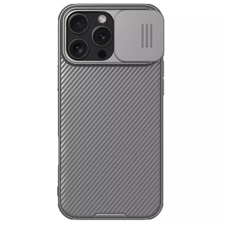 Husa pentru iPhone 16 Pro Max - Nillkin CamShield Pro - Titanium Gray