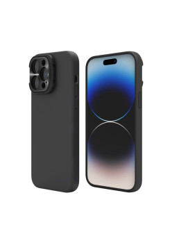 Husa pentru iPhone 16 Pro - Nillkin Lens Wing Magnetic - Black