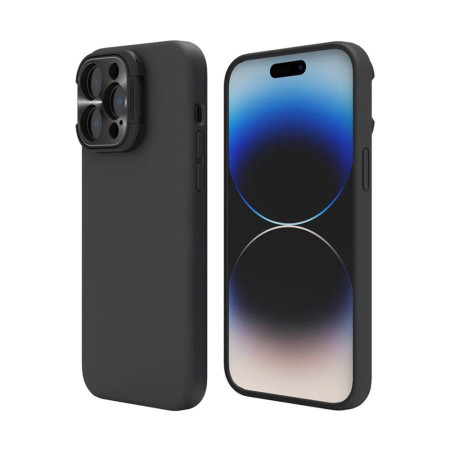 Husa pentru iPhone 16 Pro - Nillkin Lens Wing Magnetic - Black