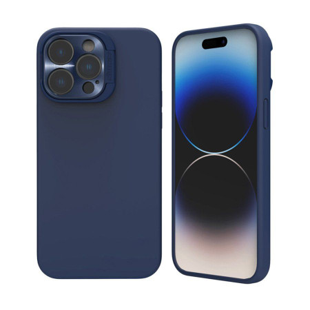 Husa pentru iPhone 16 Pro - Nillkin Lens Wing Magnetic - Blue