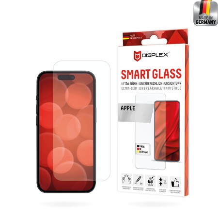 Folie pentru iPhone 16 Plus / iPhone 15 Pro Max / iPhone 15 Plus - Displex Smart FlexiGlass - Clear