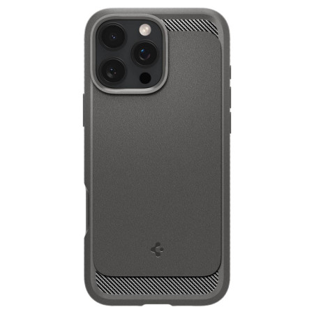 Husa pentru iPhone 16 Pro - Spigen Rugged Armor MagSafe - Grey