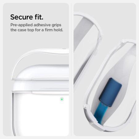 Husa pentru AirPods 4 - Spigen Ultra Hybrid - White