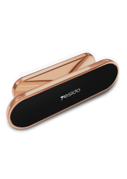 Suport Telefon Auto Magnetic pentru Bord Yesido, Rose Gold