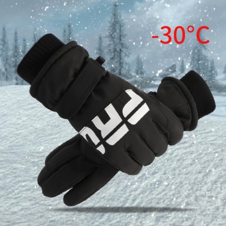 Manusi Dama pentru Ski - marime L - Waterproof - Black