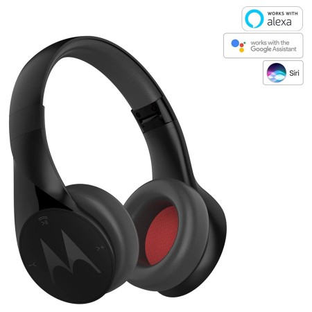 Casti Bluetooth Wireless Over-ear, Alexa, Siri, Foldable - Motorola Sound Moto (XT500) - Black