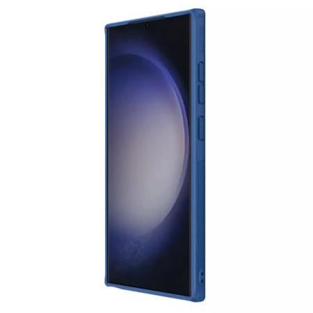 Husa pentru Samsung Galaxy S24 Ultra, Nillkin Super Frosted Shield Pro, Blue