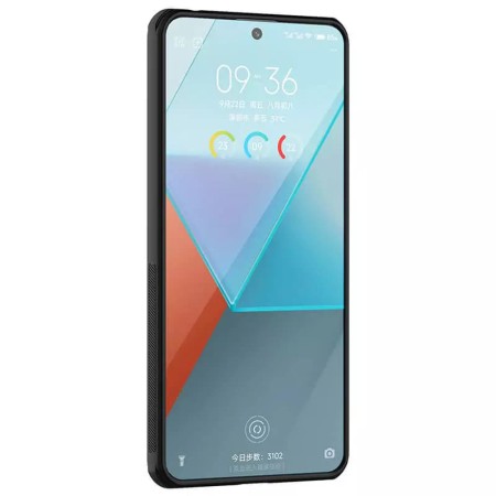 Husa pentru Xiaomi Redmi Note 13 Pro 5G / Poco X6 - Nillkin Super Frosted Shield Pro - Black