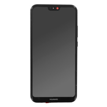 Ecran Compatibil cu Huawei P20 lite, LCD IPS cu Touchscreen si Rama, Black
