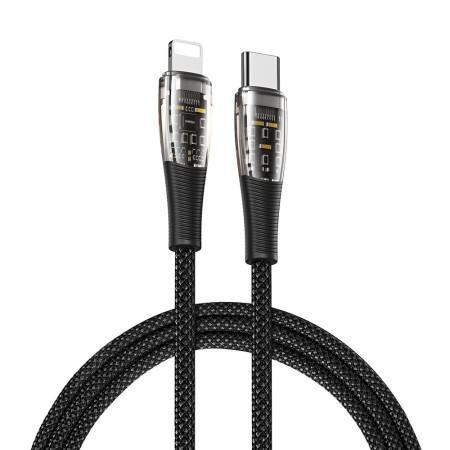 Cablu de Date USB-C la Lightning, 20W, 1m, Duzzona, Grey