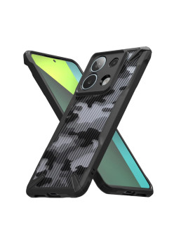 Husa pentru Xiaomi Redmi Note 13 Pro 5G / Poco X6, Ringke Fusion X Design, Camo Black