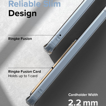 Husa pentru Samsung Galaxy A35 5G, Ringke Fusion Card, Clear