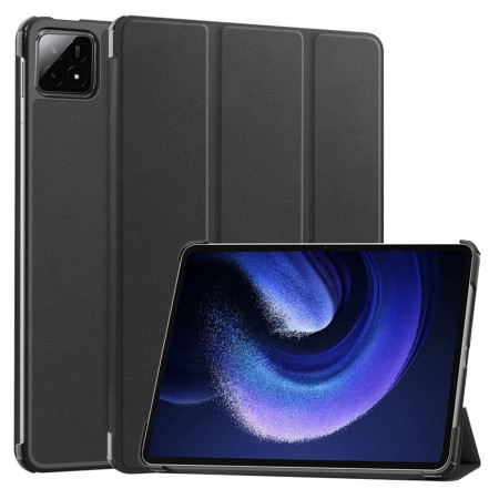 Husa tableta pentru Xiaomi Pad 6S Pro 12.4, FoldPro cu Microfibra, Auto Sleep/Wake, Black