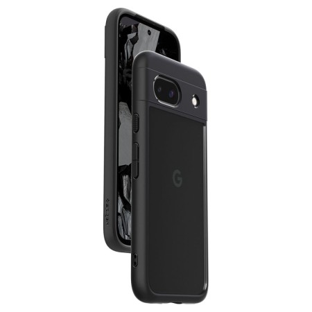 Husa pentru Google Pixel 8a - Spigen Ultra Hybrid - Matte Black