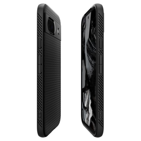 Husa pentru Google Pixel 8a - Spigen Liquid Air - Matte Black